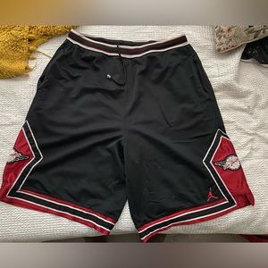 Black Jordan Chicago bulls basketball shorts